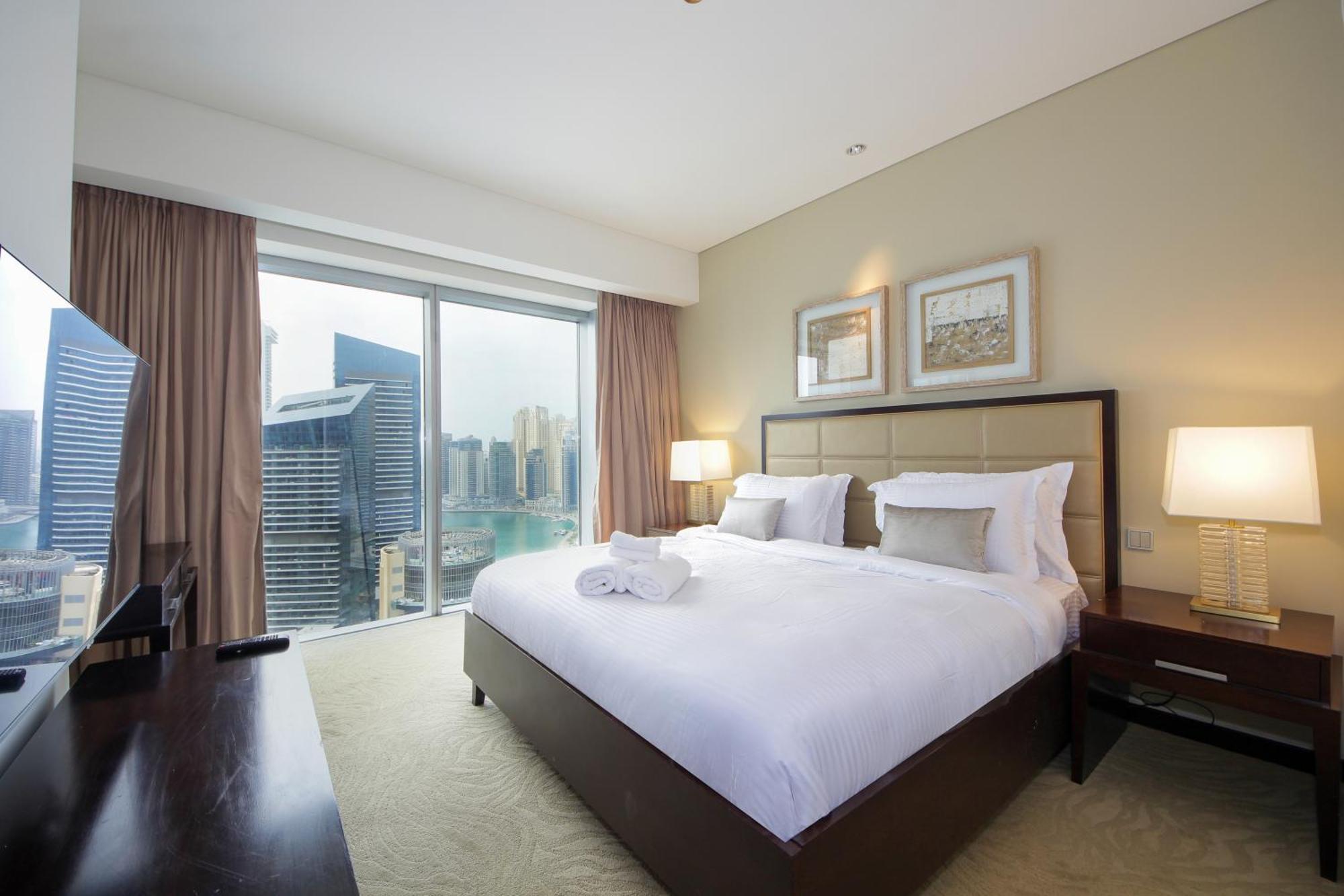 Exclusive Marina View Apartment In Jw Marriott, Dubai Marina Exterior photo